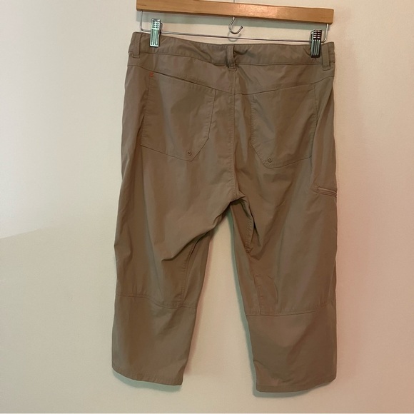 Orvis Womens Nylon Blend Outdoor Hiking Capri Pants Shorts Khaki  Size 6 Camping - Picture 6 of 6